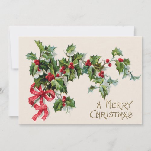 Holly Winterberry Red Ribbon