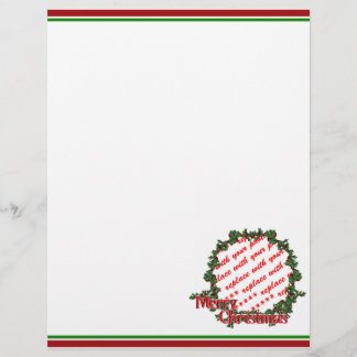 Holly Wreath Circle Photo Frame