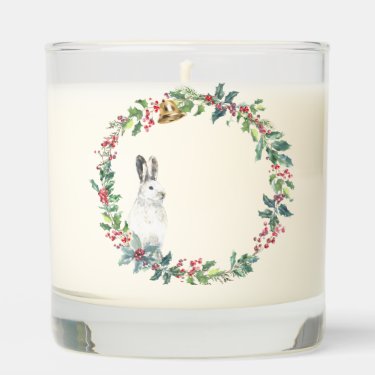 Holly Wreath with a Hare - Elegant Christmas 