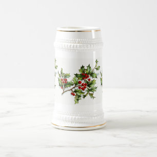 HollyBerries20150801 Beer Stein