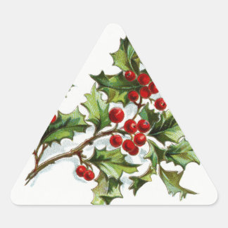 HollyBerries20150801 Triangle Sticker