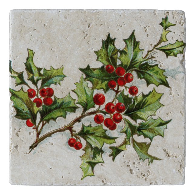 HollyBerries20150801 Trivet (Front)