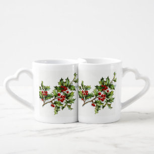 HollyBerries 001 Coffee Mug Set