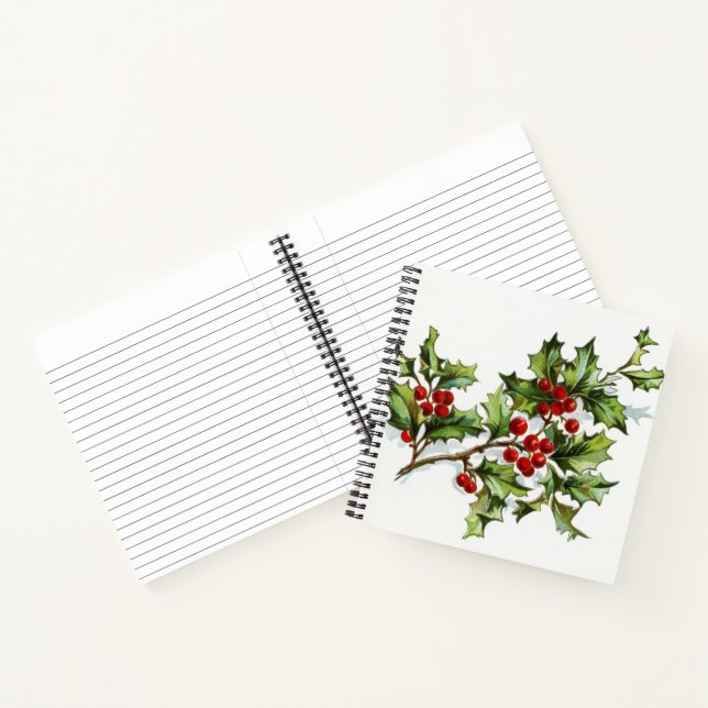 HollyBerries 001 Notebook (Inside)