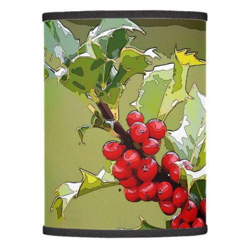 HollyBerries 005 Lamp Shade