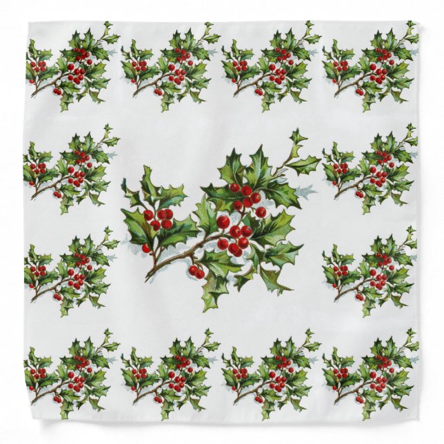HollyBerries 014 Bandana (Front)