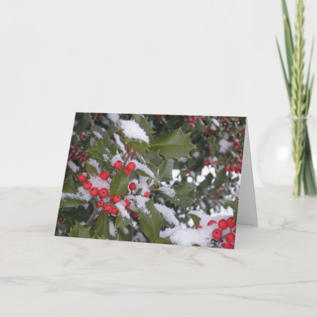 "Hollyberry" Holiday Card (Front)