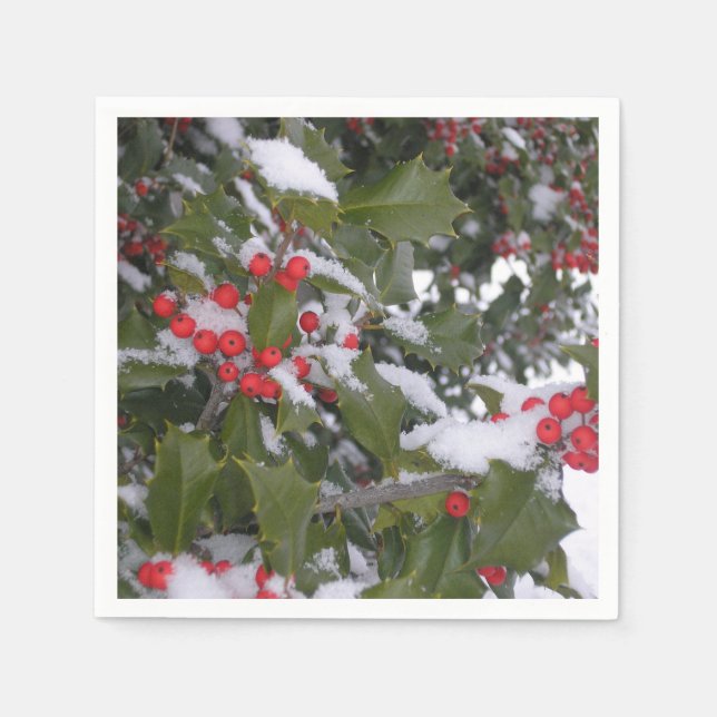 "Hollyberry!" Napkins (Front)