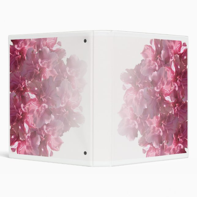 Hollyhock 3 Ring Binder (Background)