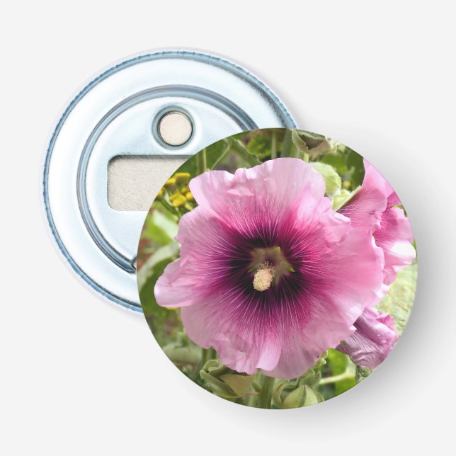 HOLLYHOCK FLOWER BOTTLE OPENER (Front)