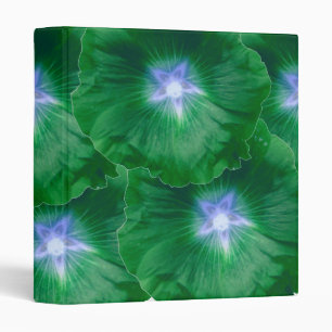 Hollyhock Flower Gorgeous Green Avery Binder