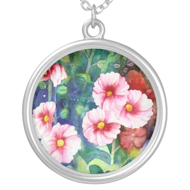 Hollyhock Necklace (Front)