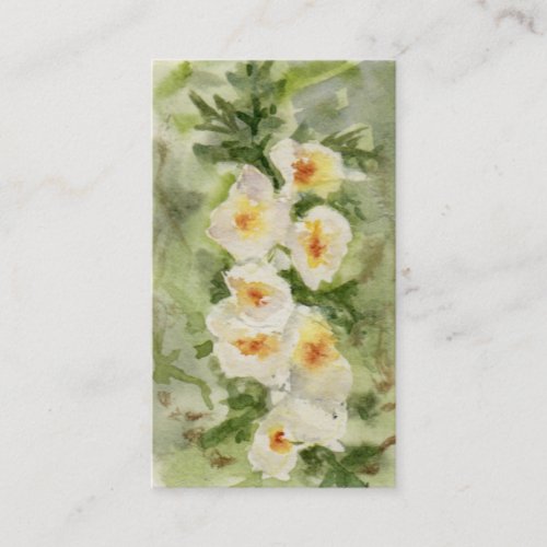 'Hollyhocks' Business Card