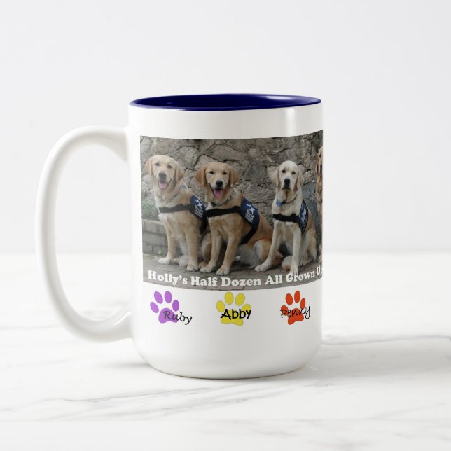 Holly's Half Dozen All Grown Up Mug (Left)