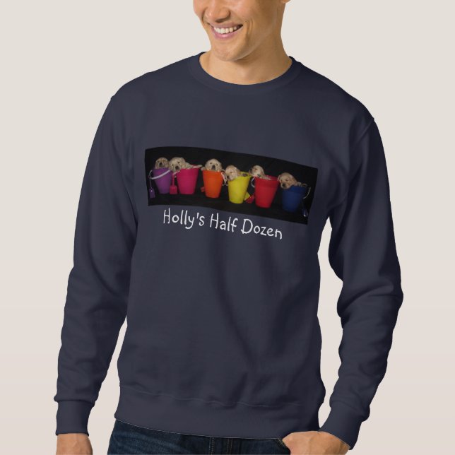 Holly's Half Dozen Bucket Sweatshirt Navy (Front)