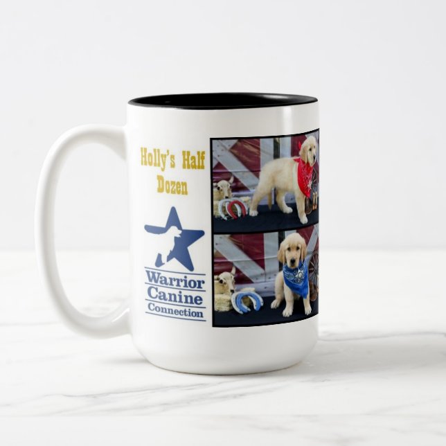 Holly's Half Dozen Group Cowboy Mug (Left)