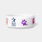 Holly's Half Dozen paw print pet bowl