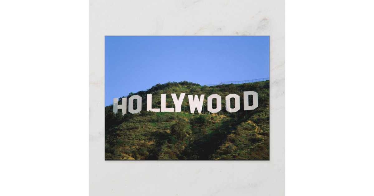 hollywood-1600x1200 postcard | Zazzle