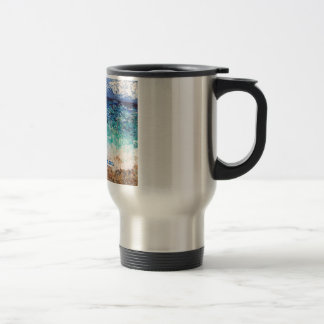 Hollywood Beach Art Travel Mug