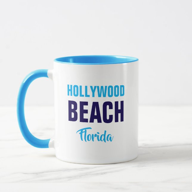 Hollywood Beach Florida Coffee Mug (Left)