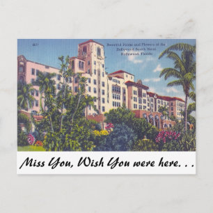 Hollywood Beach Hotel, Hollywood, Florida Postcard