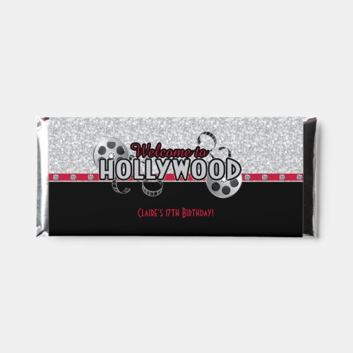 Hollywood Birthday Hershey Bar Favors