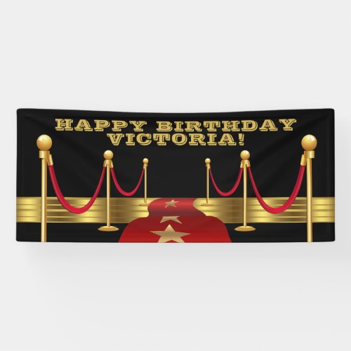 Hollywood Birthday Party Banners