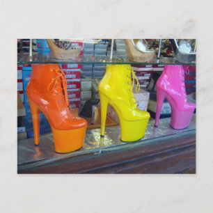 Hollywood Blvd Shoes Postcard