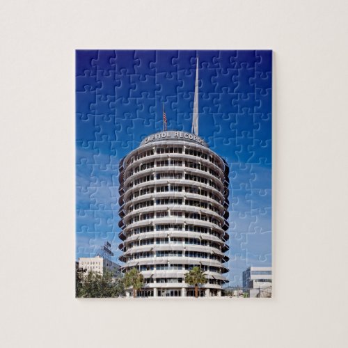Hollywood Boulevard Capitol Records Jigsaw Puzzle
