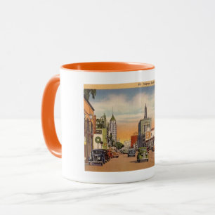 Hollywood Boulevard, Hollywood, California Vintage Mug