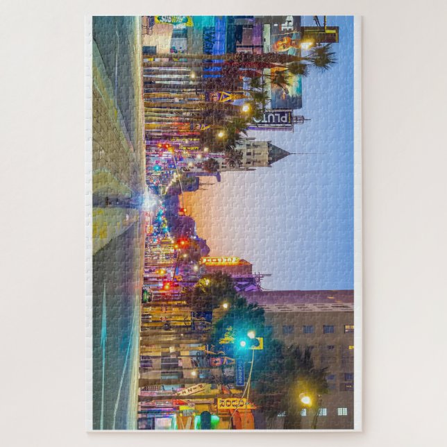 Hollywood Boulevard in Los Angeles - Puzzle (Vertical)