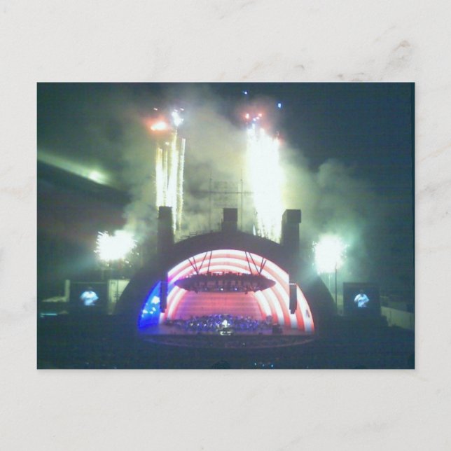 Hollywood Bowl on the Fourth Postcard (Front)