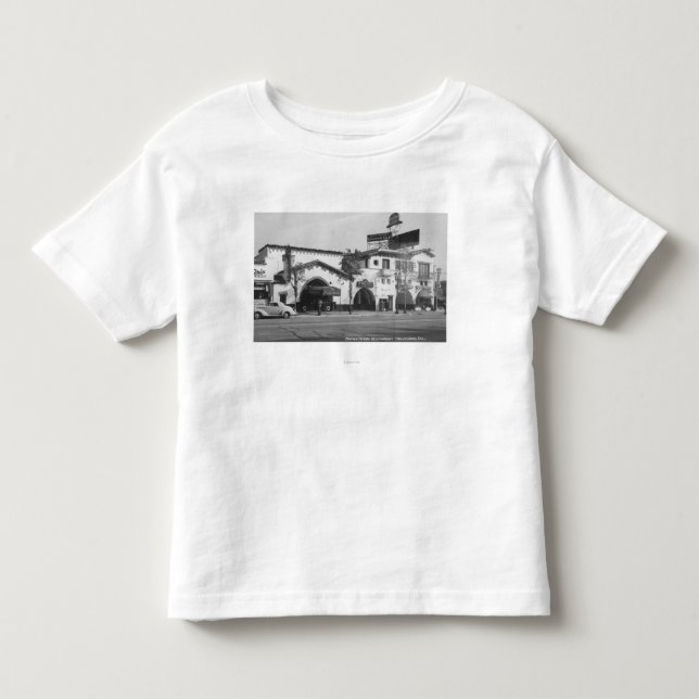 Hollywood, CA Brown Derby Restaurant View Toddler T-shirt (Front)