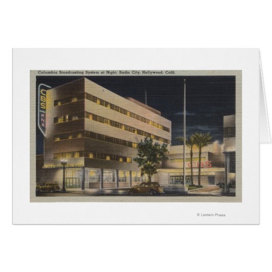 Hollywood, CA - Columbia Broadcasting System Cards (Front Horizontal)