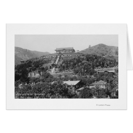 Hollywood, CA Japanese Gardens View Photograph (Front Horizontal)
