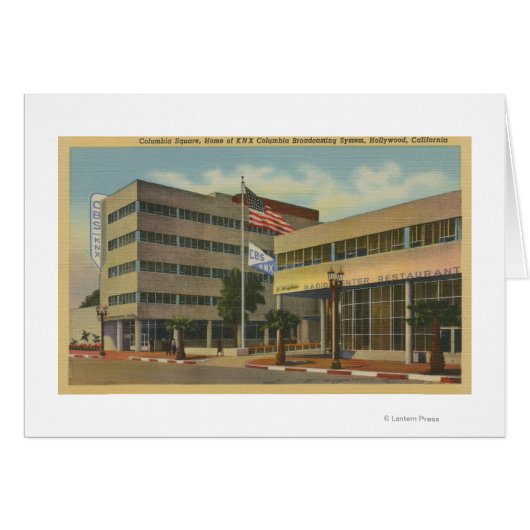 Hollywood, CAColumbia Square, KNX Broadcasting Cards (Front Horizontal)