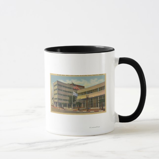 Hollywood, CAColumbia Square, KNX Broadcasting Mug (Right)