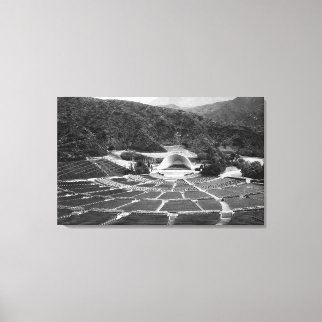 Hollywood, California Hollywood Bowl View Canvas Print (Front)