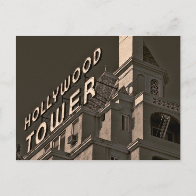 Hollywood, California postcard (Front)