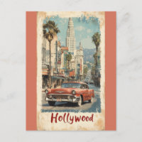 Hollywood California Vintage Car Travel