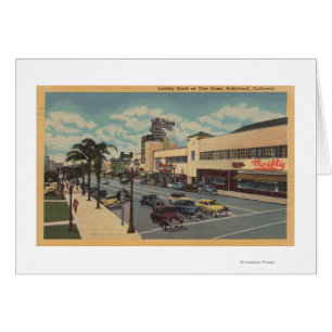 Hollywood, CALooking South on Vine Street View Cards