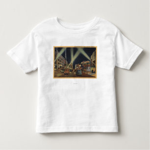Hollywood, CANight View of Hollywood Blvd. Toddler T-shirt