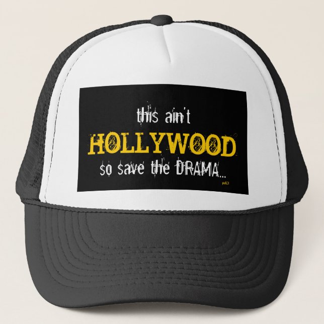 Hollywood Cap... Trucker Hat (Front)