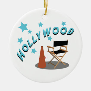 Hollywood Ceramic Ornament