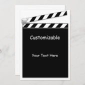 Hollywood Clapper Board Custom, Blank Back (Front/Back)