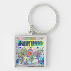 Hollywood Deep Dream Keychain