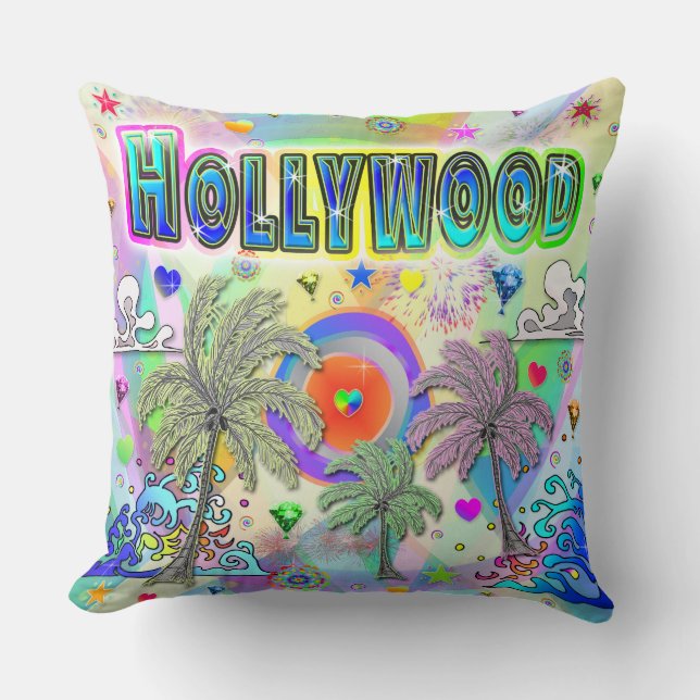Hollywood Deep Dream Pillow (Front)