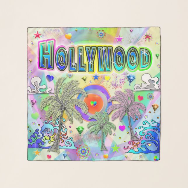 Hollywood Deep Dream Scarf (Front)