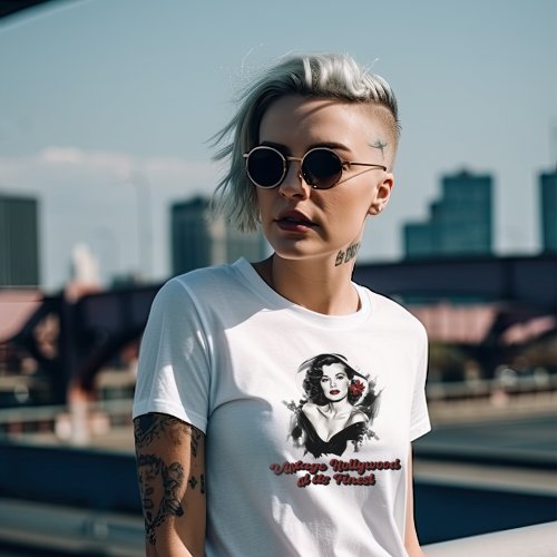 Hollywood finest vintage retro design T_Shirt