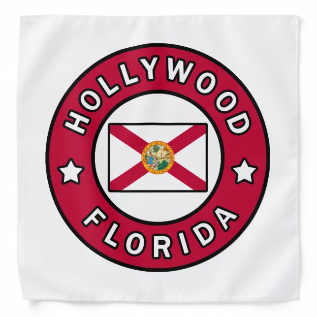 Hollywood Florida Bandana (Front)